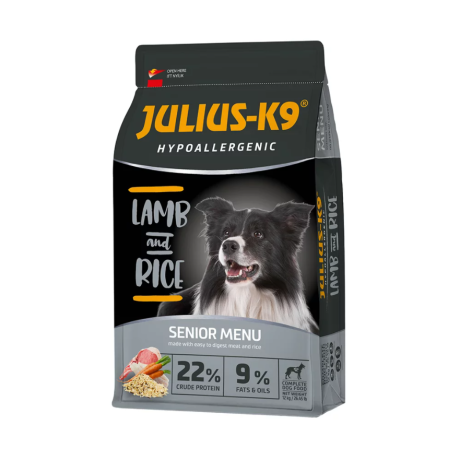 JULIUS K9 Hypoallergenic Lamb & Rice SENIOR 12kg